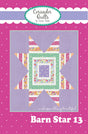 Barn Star 13 Quilt Pattern by Coriander Quilts