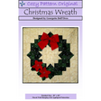 Christmas Wreath Downloadable Pattern by Cozy Quilt Designs