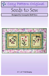 Seeds to Sew Downloadable Pattern by Cozy Quilt Designs