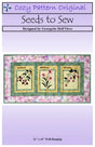 Seeds to Sew Downloadable Pattern by Cozy Quilt Designs