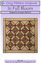 In Full Bloom Downloadable Pattern by Cozy Quilt Designs