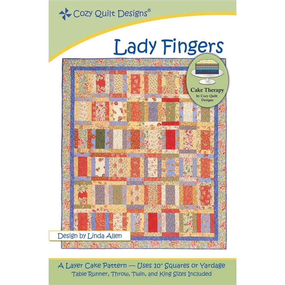 Lady Fingers Downloadable Pattern by Cozy Quilt Designs