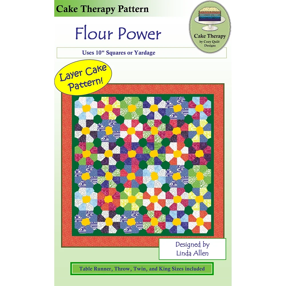 Flour Power Downloadable Pattern by Cozy Quilt Designs