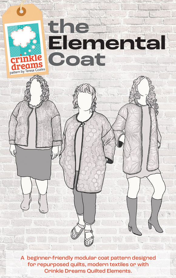 Elemental Coat Sewing Pattern by Crinkle Dreams
