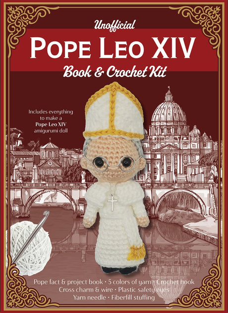 Unofficial Pope Leo XIV Book and Chrochet by Quarto Books