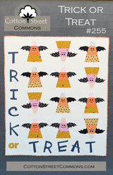 Trick or Treat Quilt Pattern - Cotton Street Commons - 60" x 70"