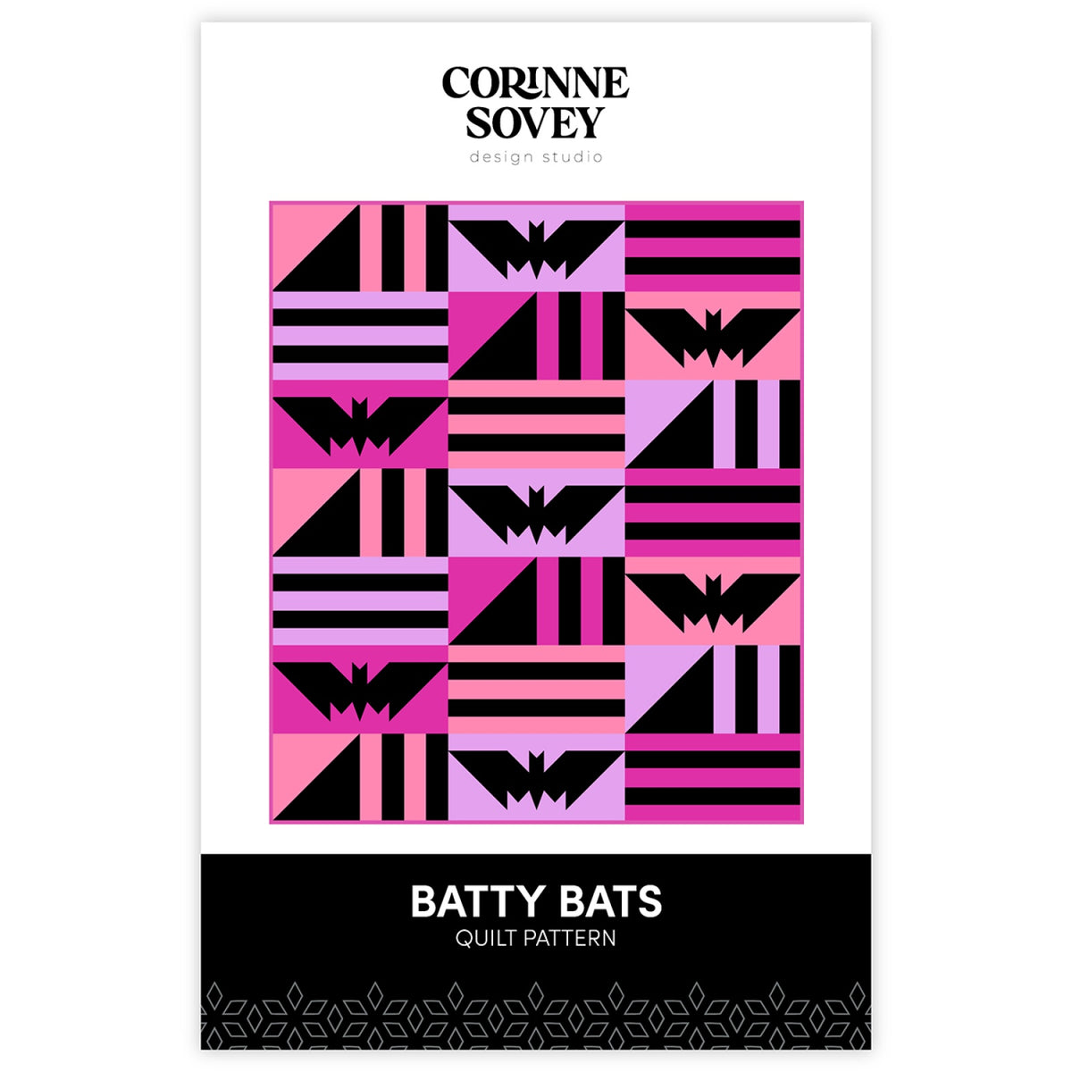 Batty Bats Quilt Pattern by Corinne Sovey Design Studio