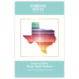 States 'N Stripes Texas Quilt Pattern by Corinne Sovey Design Studio