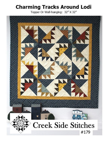 Charming Tracks Around Lodi Quilt Pattern by Creek Side Stitches