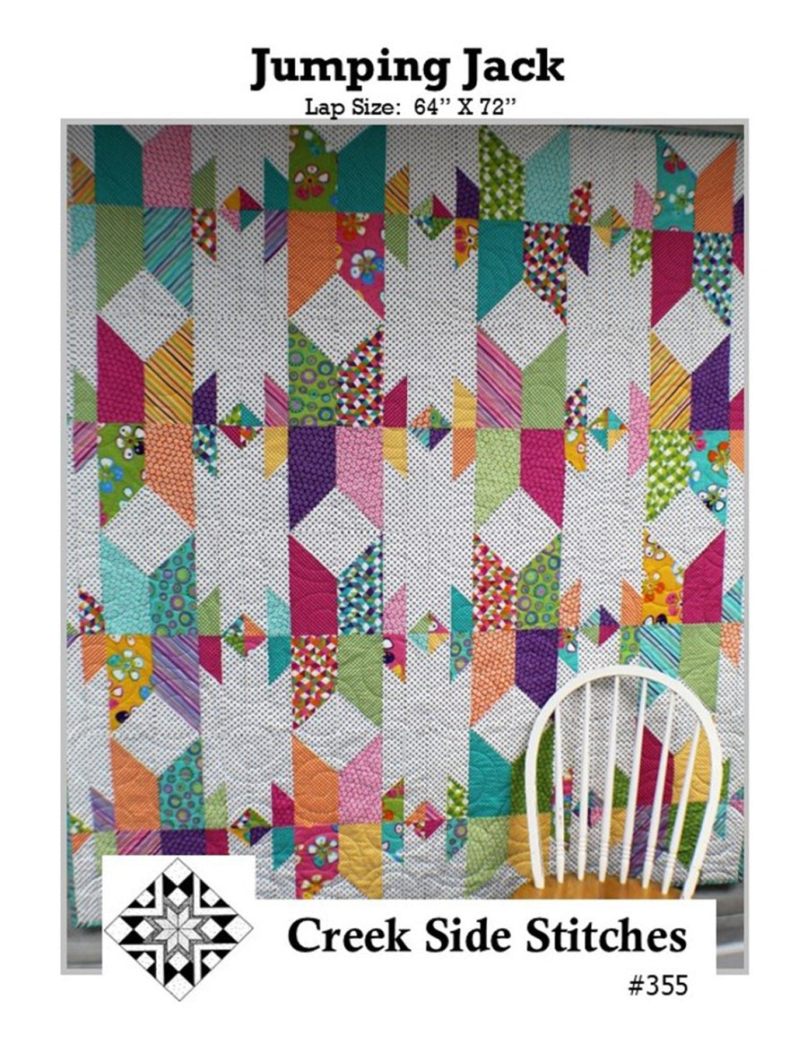 Basic Jumping Patterns Jumping Jacks Quilt Pattern – Quilting Books Patterns and Notions