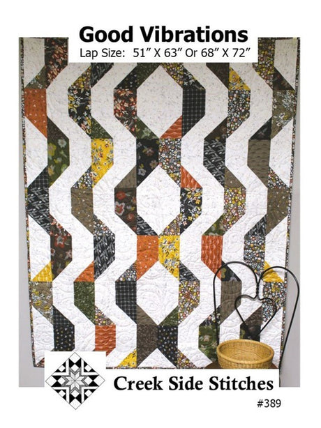 Good Vibrations Quilt Pattern by Creek Side Stitches
