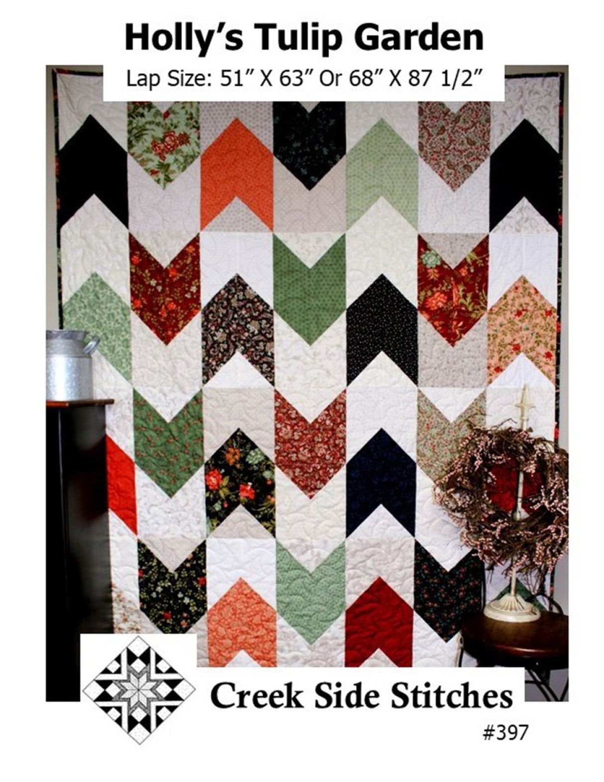 Holly's Tulip Garden Quilt Pattern by Creek Side Stitches