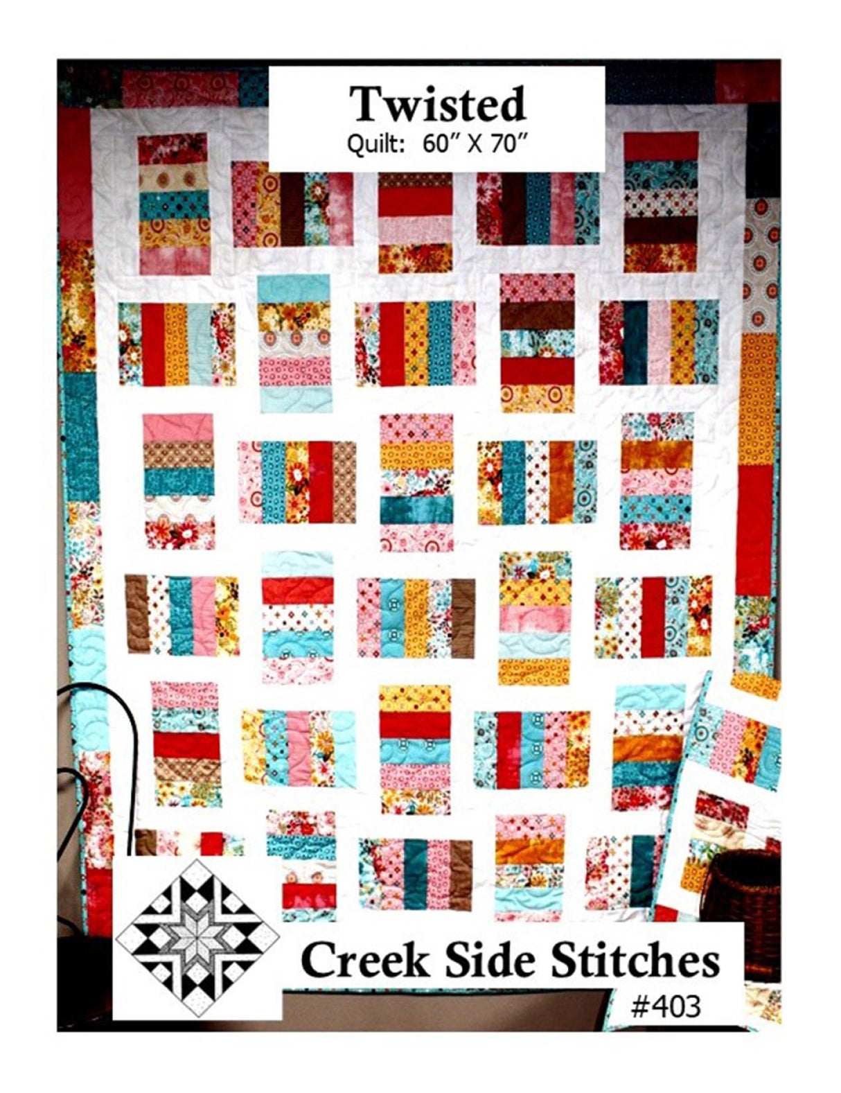 Twisted Quilt Pattern by Creek Side Stitches