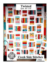 Twisted Quilt Pattern by Creek Side Stitches