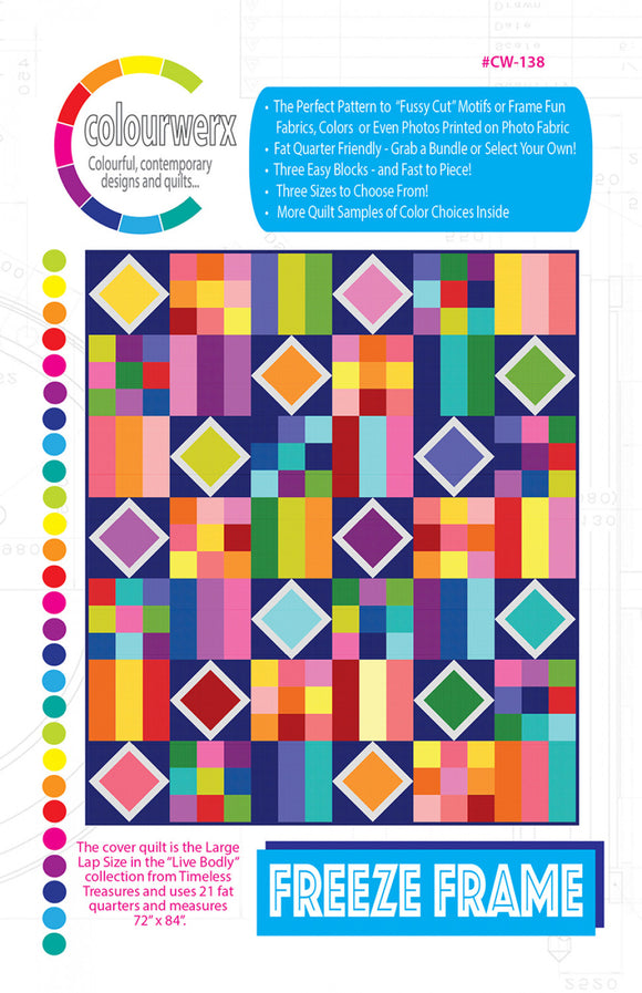 Freeze Frame Quilt Pattern by Colourwerx
