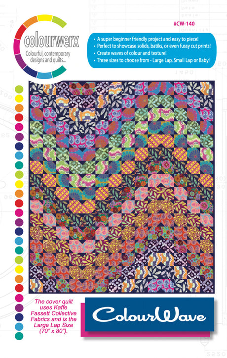 ColourWave Quilt Pattern by Colourwerx