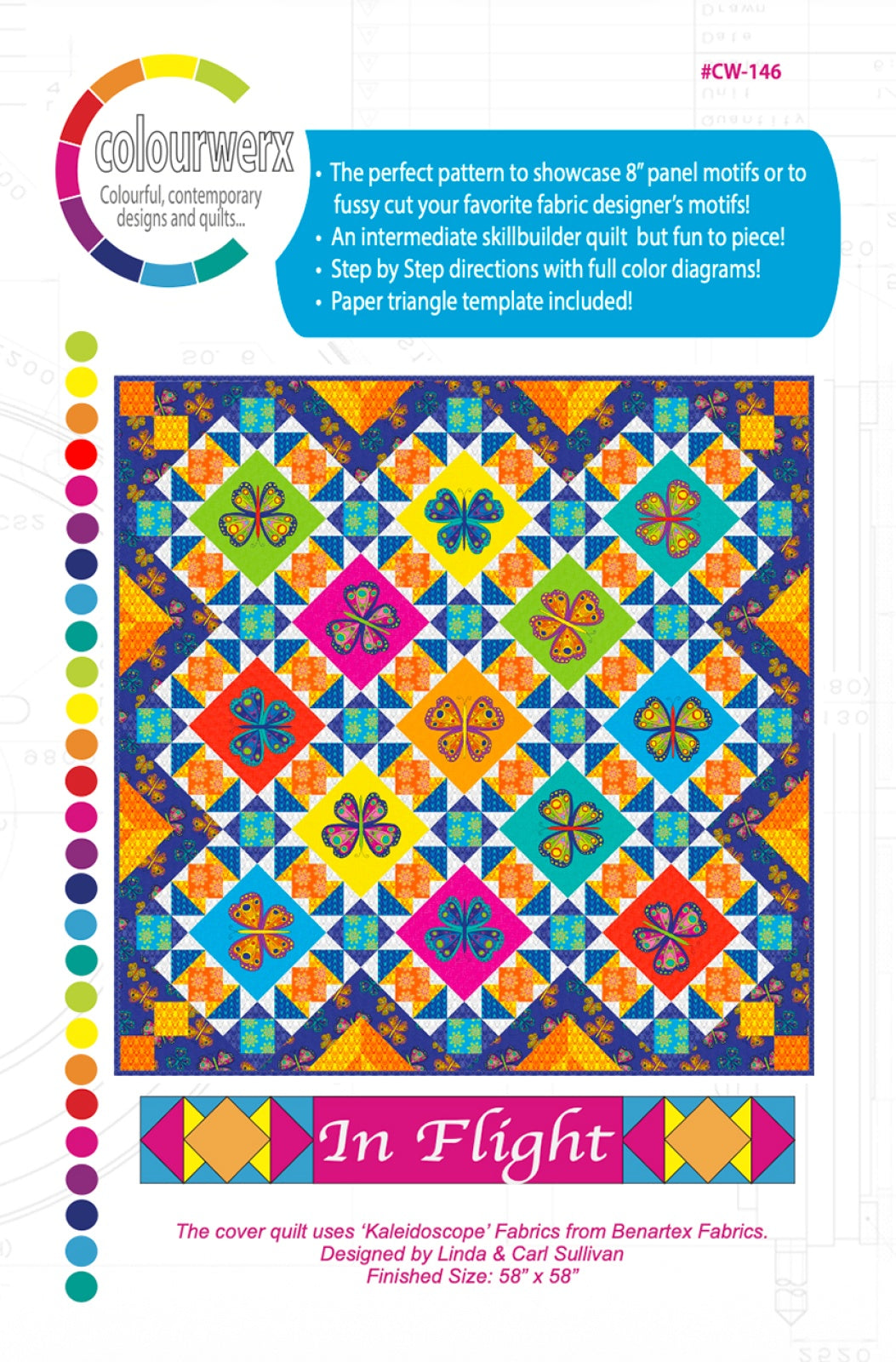 In Flight Quilt Pattern by Colourwerx