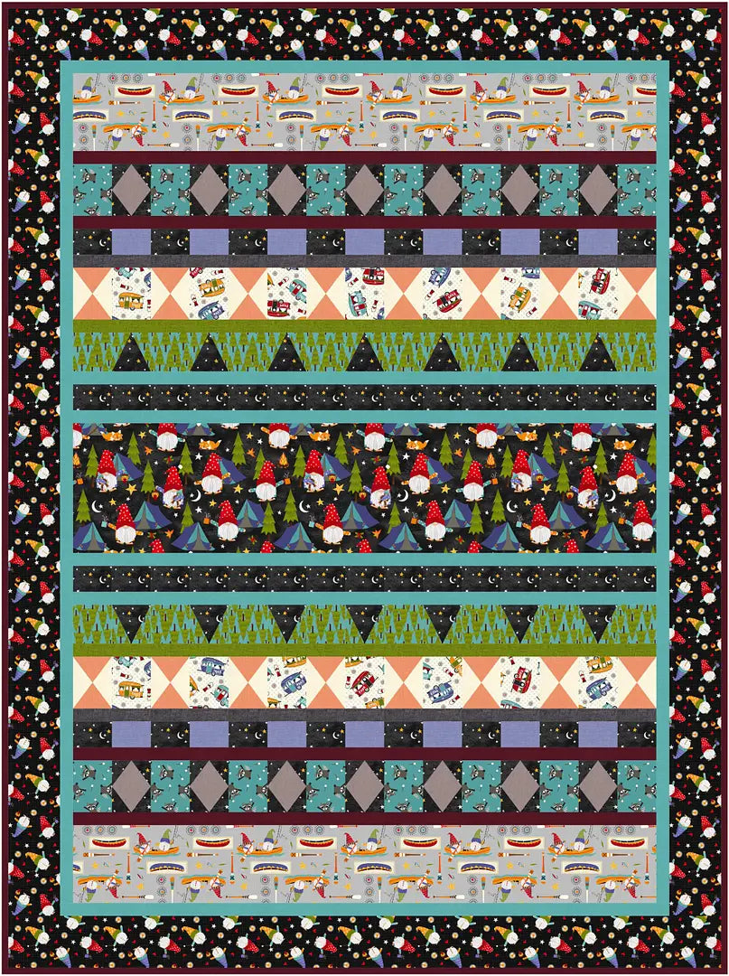 Cabin Stripes Quilt Pattern by Tourmaline & Thyme Quilts