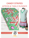 Candy Stripes Apron & Table Runner Downloadable Pattern