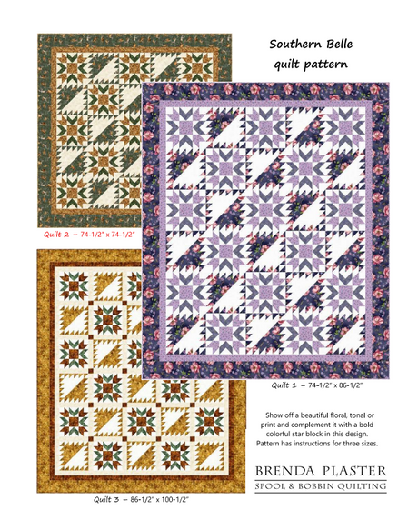 Southern Belle Quilt Pattern Pattern by Spool and Bobbin