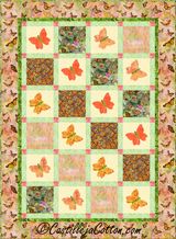 Mariposa Garden Quilt Pattern by Castilleja Cotto