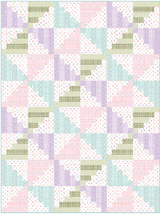 Hearts and Pastels Quilt Pattern by The Whimsical Workshop