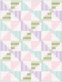 Hearts and Pastels Quilt Pattern by The Whimsical Workshop