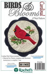 Cardinal Mat Downloadable Pattern by Rachels of Greenfield