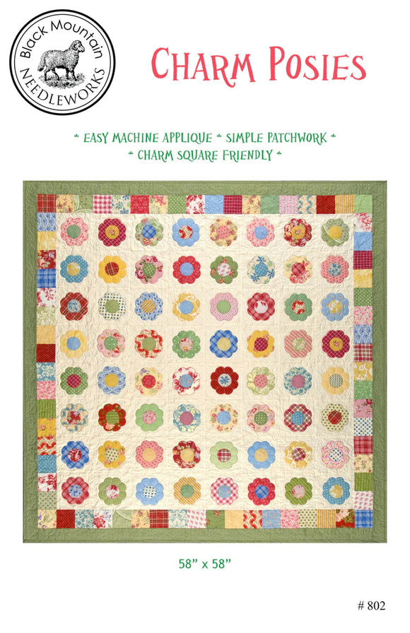 Charm Posies Quilt Pattern by Black Mountain Needleworks