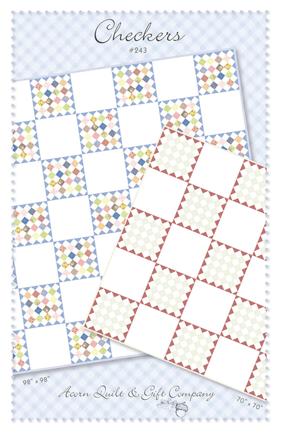 Checker Quilt Pattern by Brenda Riddle Designs