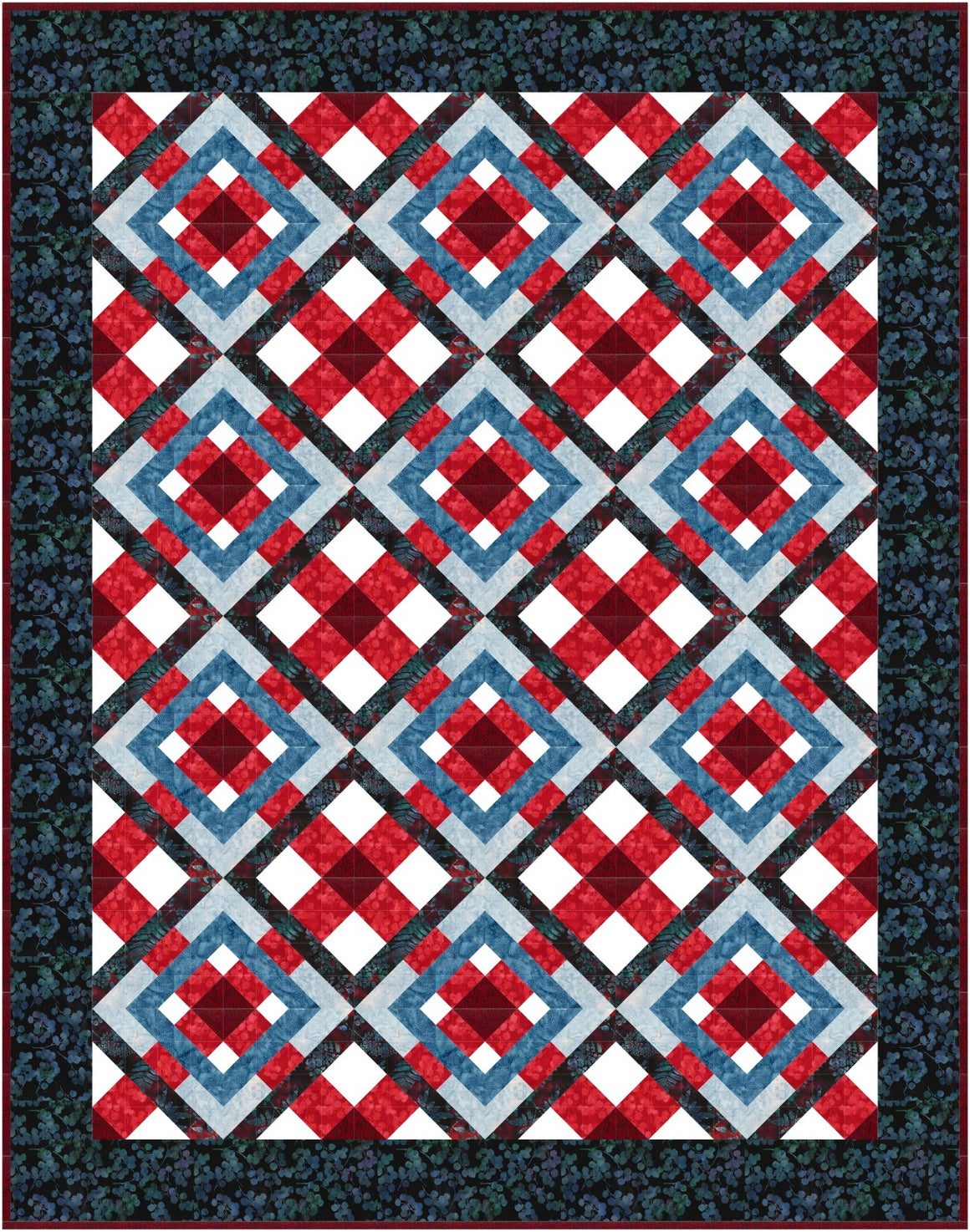 Cherry Pie Plaid Downloadable Pattern Quilting Books Patterns and Notions