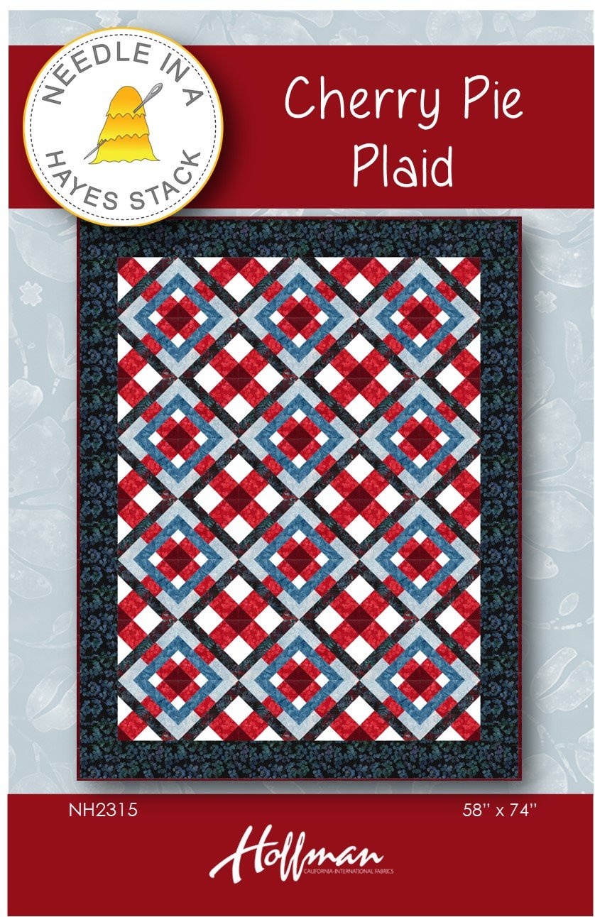 Cherry Pie Plaid Downloadable Pattern by Needle In A Hayes Stack
