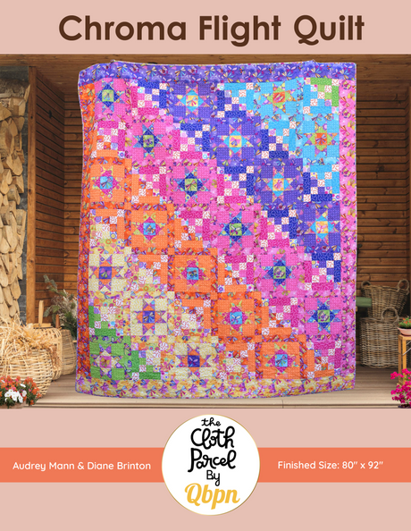 Chroma Flight Quilt Pattern by The Cloth Parcel