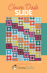 Churn Dash Slide Downloadable Pattern by Christa Quilts