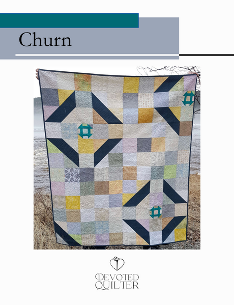Churn Downloadable Pattern by Devoted Quilter