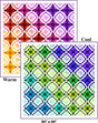 Circle Squares Downloadable Pattern by Pine Tree Country Quilts
