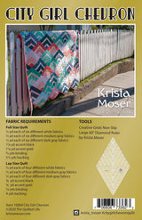 City Girl Chevron Quilt Pattern by Krista Moser, The Quilted Life