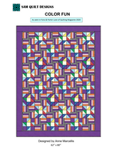 Color Fun Downloadable Pattern by Sam Quilt Designs
