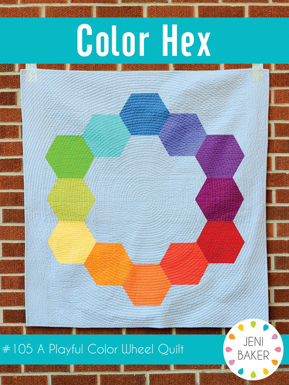 Color Hex Quilt Pattern by Jeni Baker