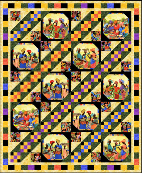 Colorful Stories Downloadable Pattern by Pine Tree Country Quilts