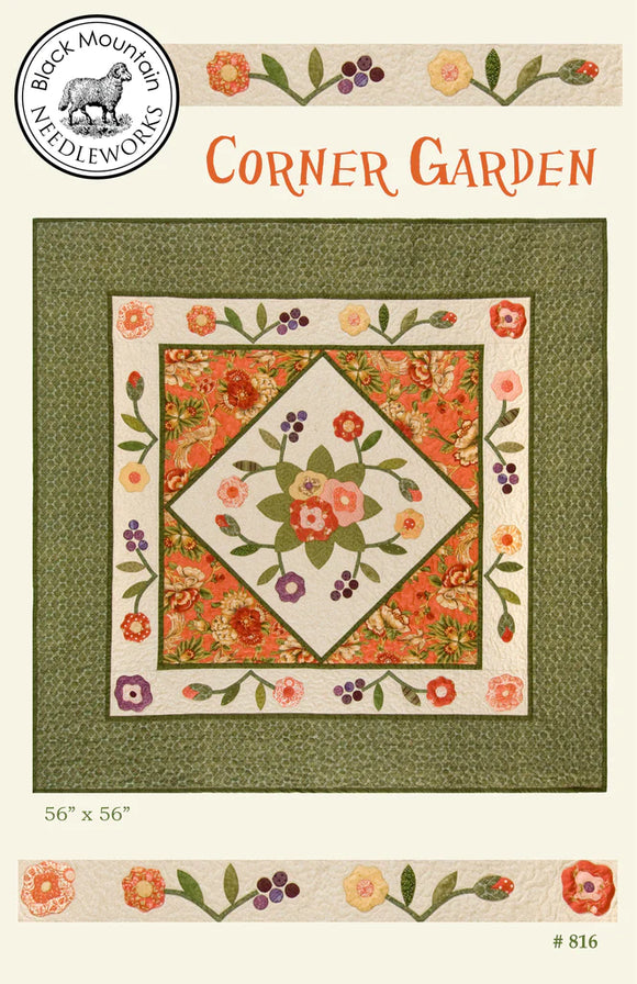 Corner Garden Quilt Pattern by Black Mountain Needleworks