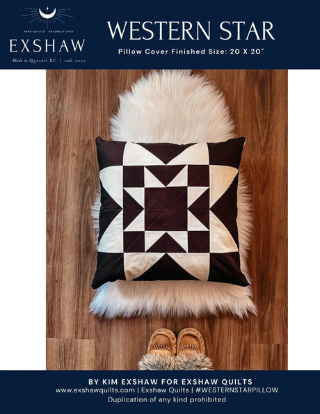 Western Star Downloadable Pattern by Exshaw Quilts