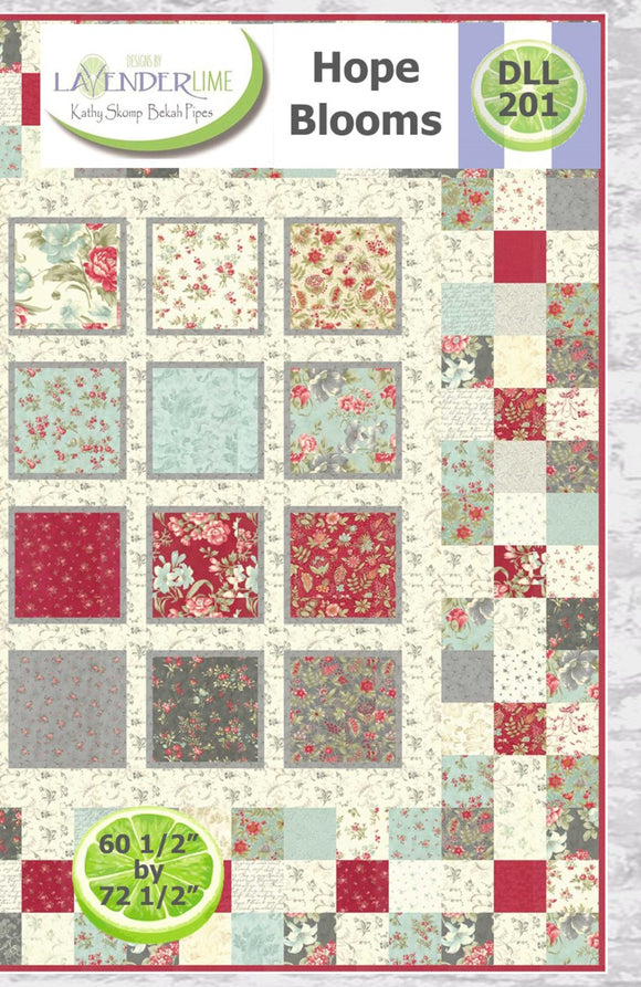 Hope Blooms Downloadable Pattern by Lavender Lime Quilting