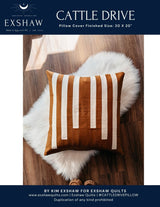 Cattle Drive Downloadable Pattern by Exshaw Quilts