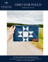 Ohio Star Pouch Downloadable Pattern by Exshaw Quilts