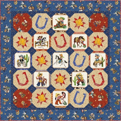Cowboy Pop Ups Downloadable Pattern by Pine Tree Country Quilts