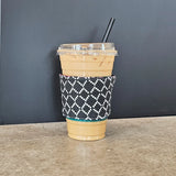 Reversible Coffee Cozy Downloadable Pattern by Staci W Quilts