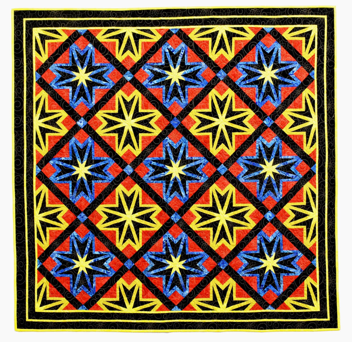 Criss Cross Stars Downloadable Pattern by Nancy Messuri Designs