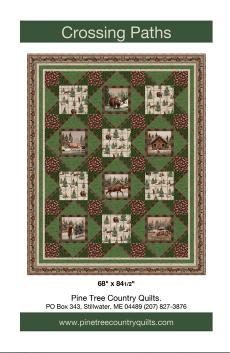 Crossing Paths Downloadable Pattern by Pine Tree Country Quilts