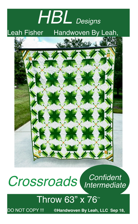 Crossroads Quilt Pattern by Handwoven By Leah